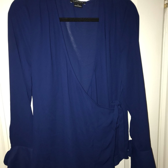 Trouvé Blue Blouse Size Medium - Picture 2 of 6
